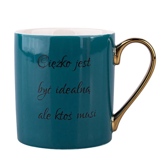 Kubek z Sentencją Niebieski