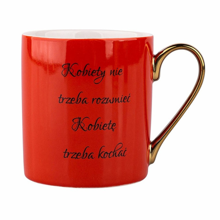 Kubek z Sentencją Czewony