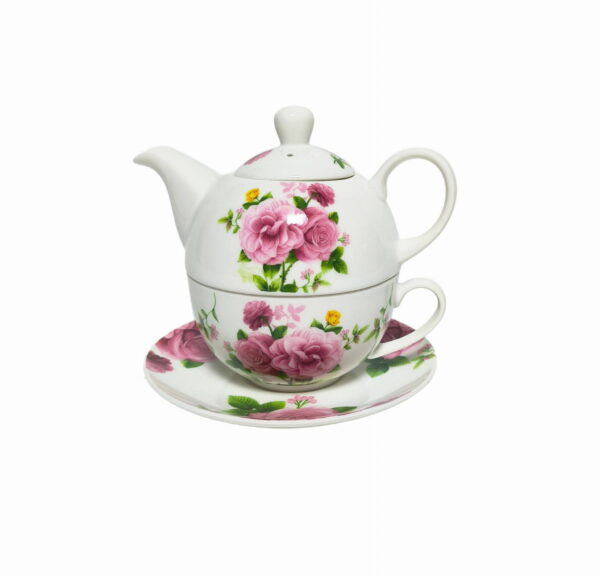 Zestaw Herbaciany Tea For One Róże