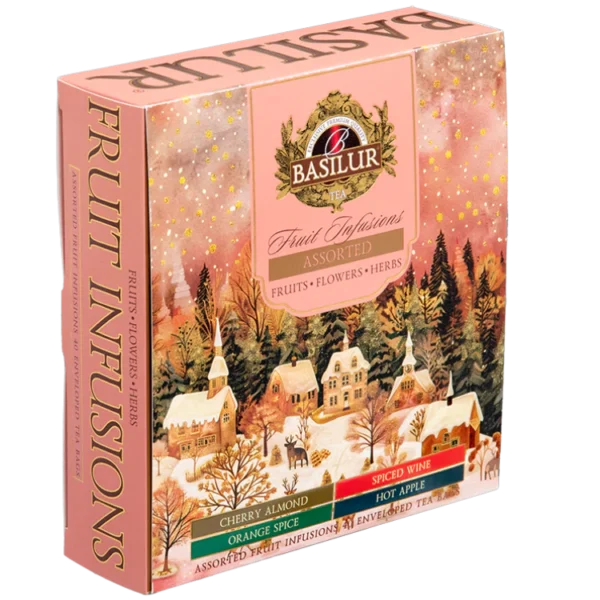 Basilur Christmas Fruit Infusions Assorted w kopertach - 40 x 1,8 g