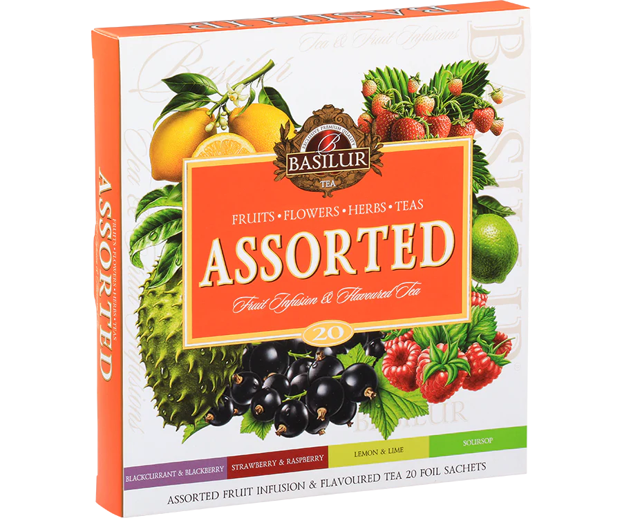 Basilur Fruit Infusions & Magic Fruits Assorted - 20 szt.
