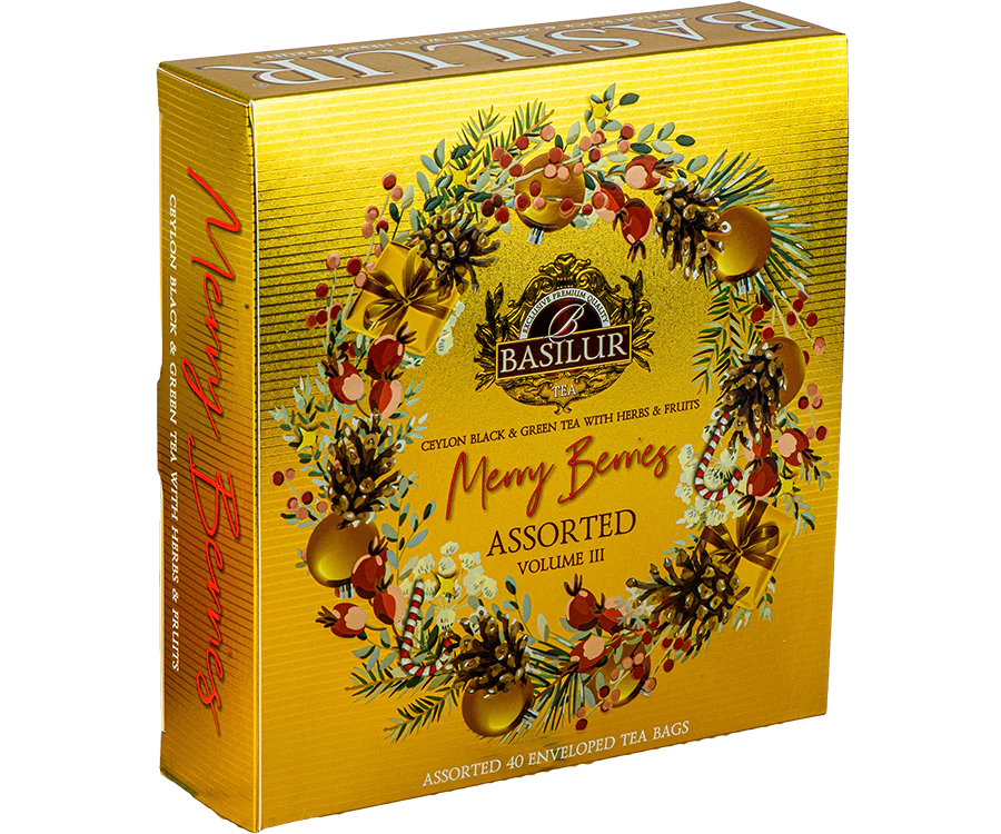 Basilur Merry Berries Vol III - Assorted - 40 szt