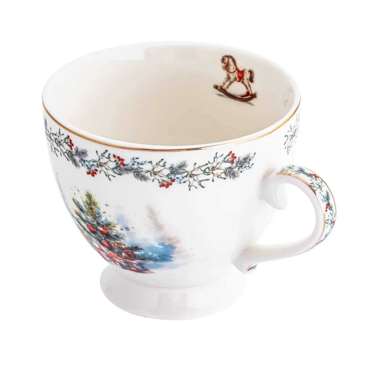 Filiżanka Do Kawy Herbaty Porcelanowa Magia Świąt 400ml - obrazek 2
