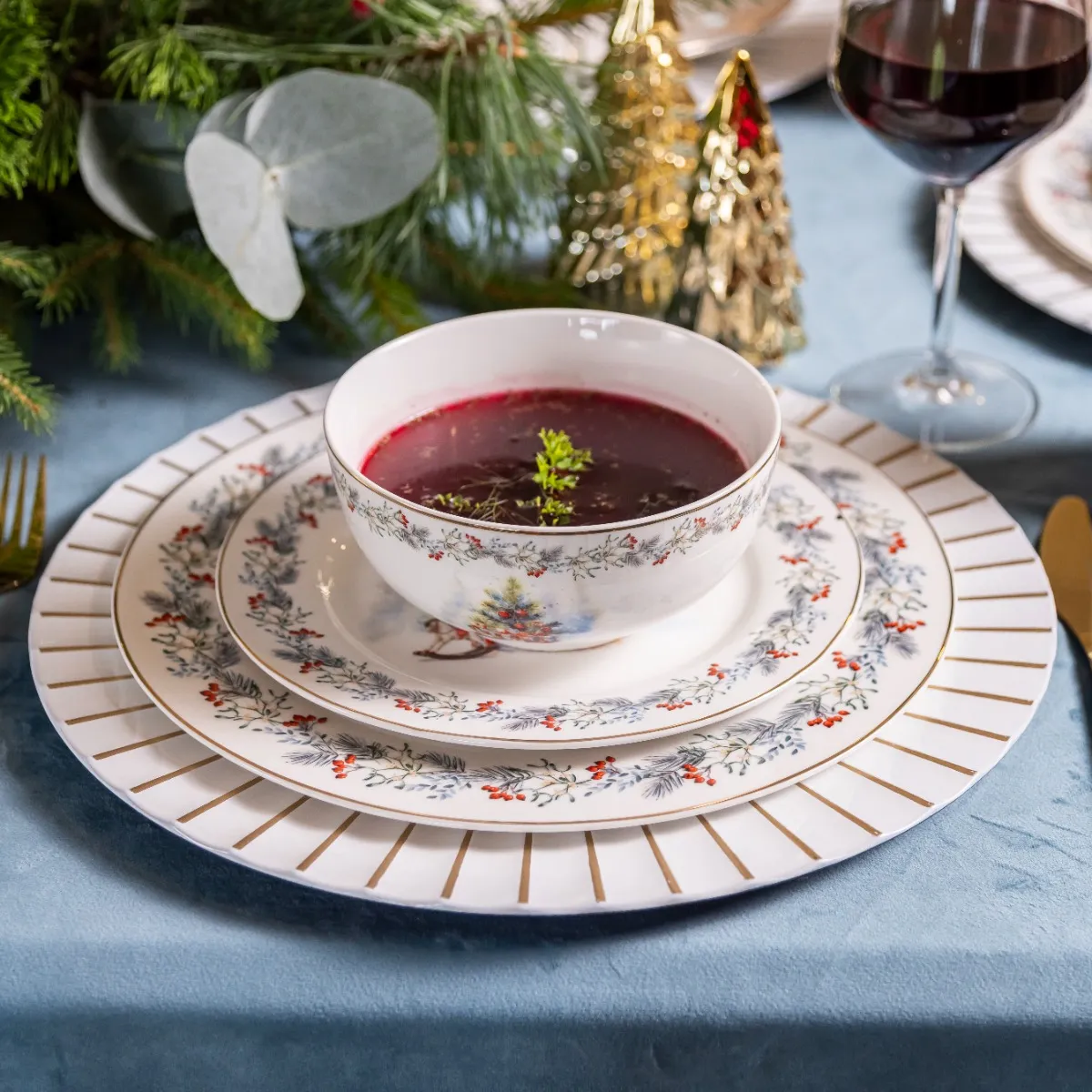 Miska Salaterka Magia Świąt 14cm - obrazek 3