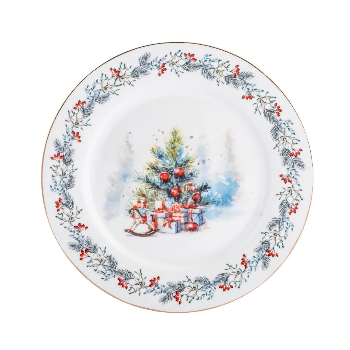 Talerz Deserowy porcelanowy Magia Świąt 20cm