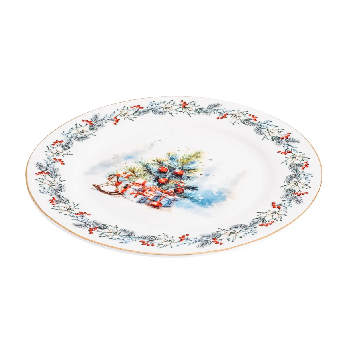 Talerz Deserowy porcelanowy Magia Świąt 20cm - obrazek 2