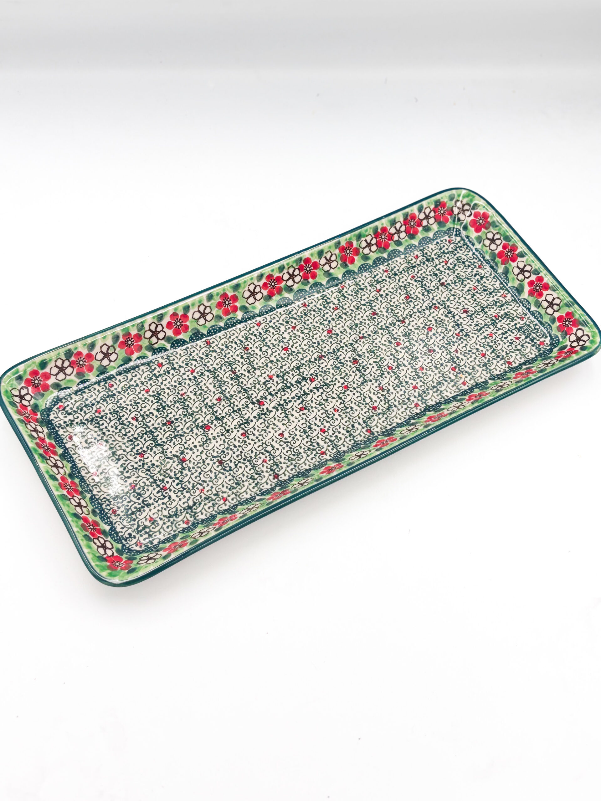 Taca Zielona Bolesławiec 35cm