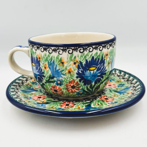 Filiżanka Bolesławiec UNIKAT 200ml Wiosnaa