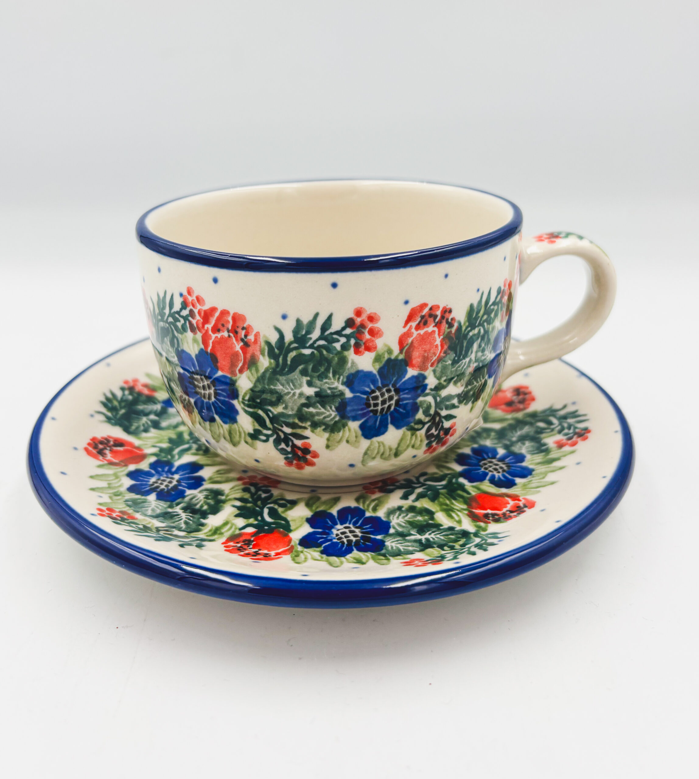 Filiżanka Bolesławiec Wianek 200ml